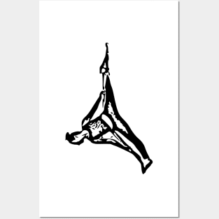 Aerialist Aerial Sling Hammock Female Posters and Art